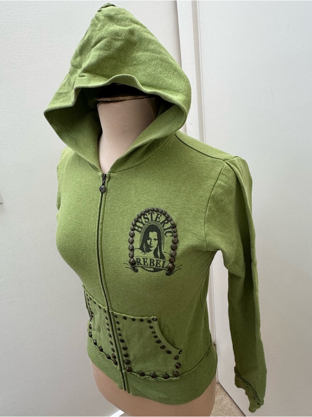 HYSTERIC GLAMOUR Studded Endless Weekend RARE vintage hoodie bought in HK